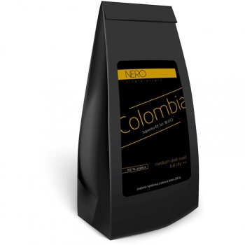 Káva zrnková Nero Caffé Kolumbia Supremo, 250 g