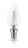 Žárovka LED ETA RETRO LEDka svíčka filiament 4W, E14, teplá bílá